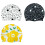 Skin Friendly Silicone Swimming Cap Fun Pattern-Milky white b 2