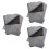 300Sheets Dark Grey Carbon Paper A4 Transfer Copy Sheets for Tracing 5