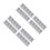 40Sheets Durable PVC Number Letter Decals Self-Adhesive Assorted Color 6
