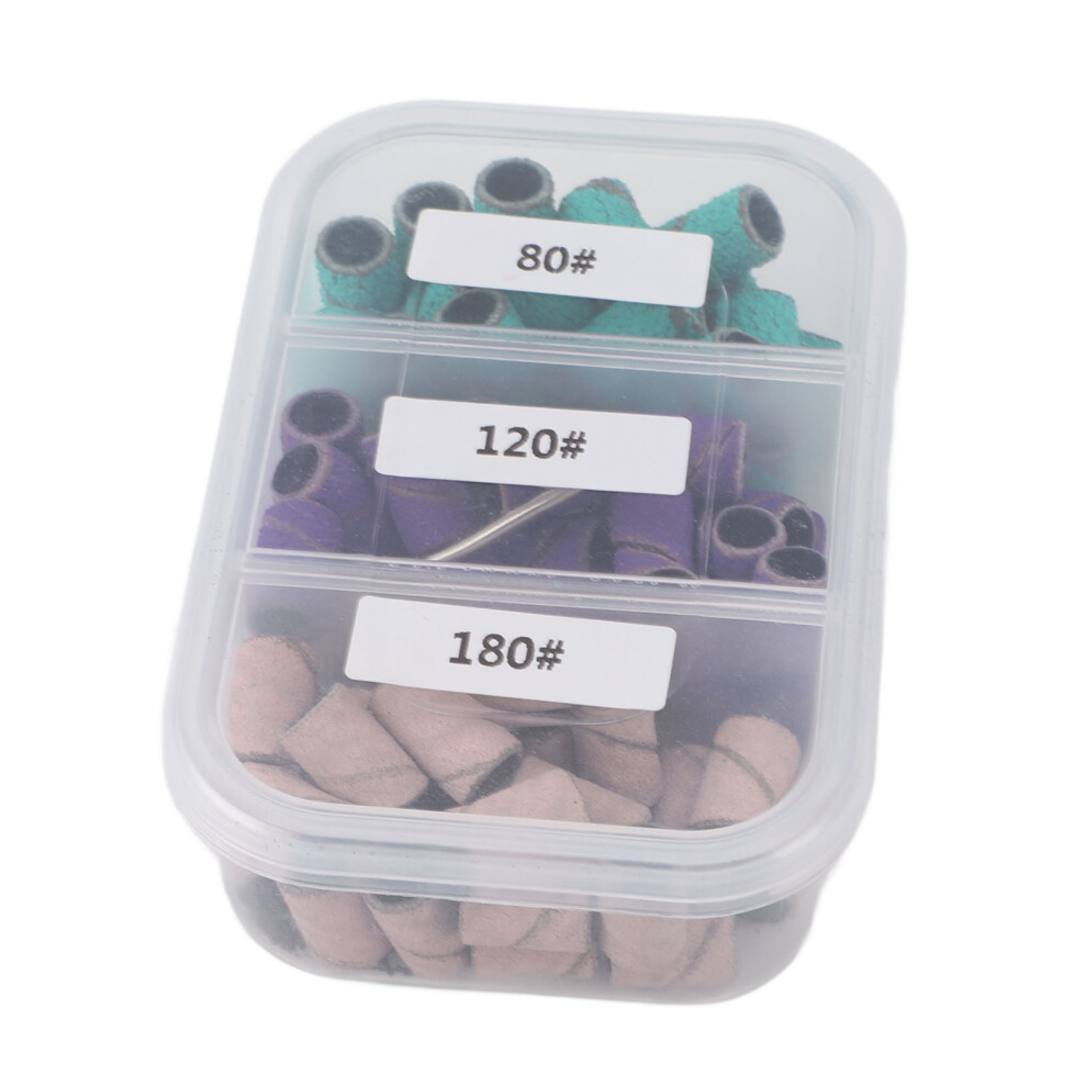 75pc Exfoliating Sanding Bands 80# 120# 180#