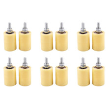 12PCS 50X70Mm PP Steel Flat Roller Bearing Guiding Wheel 6201 M12 Screw for Electric Door Sliding Gate