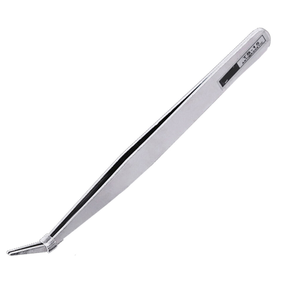 2Pc Nail Art Tweezers Steel