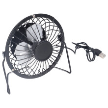 Ventilador de panel de silicio policristalino 3 W 6 V USB, 14,5 x 14,5 cm gris