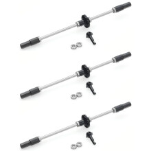 3X Kit de Coupe de Direction D'Engrenage D'Essieu de Pont D'Engrenage En Acier pour MN D90 D91 MN99 MN99S 1/12 Pièces de Rechange de Voiture RC, R