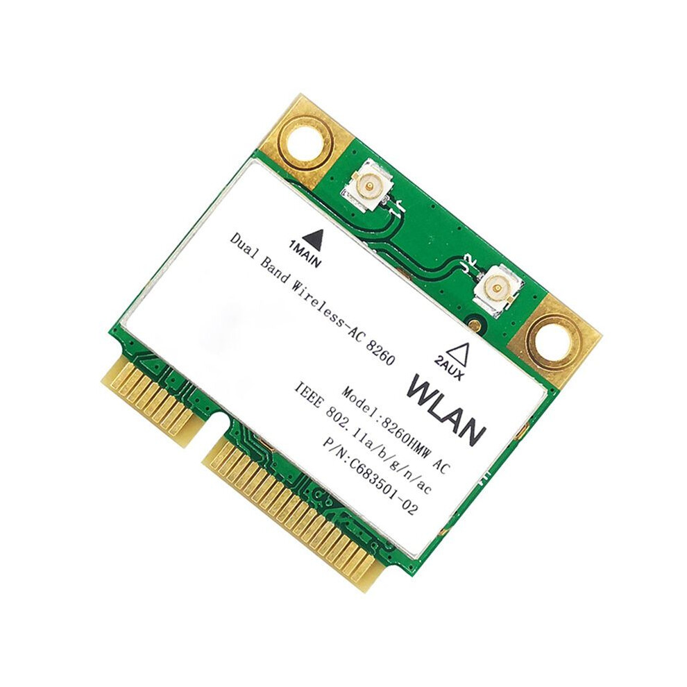3X 1200Mbps Network Card 8260Hmw Ac 2.4G+5G Pci-E Card 4.2 Wifi Card 802.11Ac 867Mbps For Laptop 4714081875650