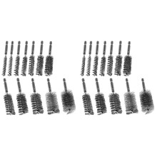 24 Stuks Draadborstels voor Boormachines, Set Roestvrijstalen Draadborstels voor Het Reinigen van Boormachines