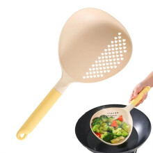 Spoons for Cooking Silicone Handle Ladle with Holes Perforated Soup Spoons Kitchen Utensils for Serving Restaurant