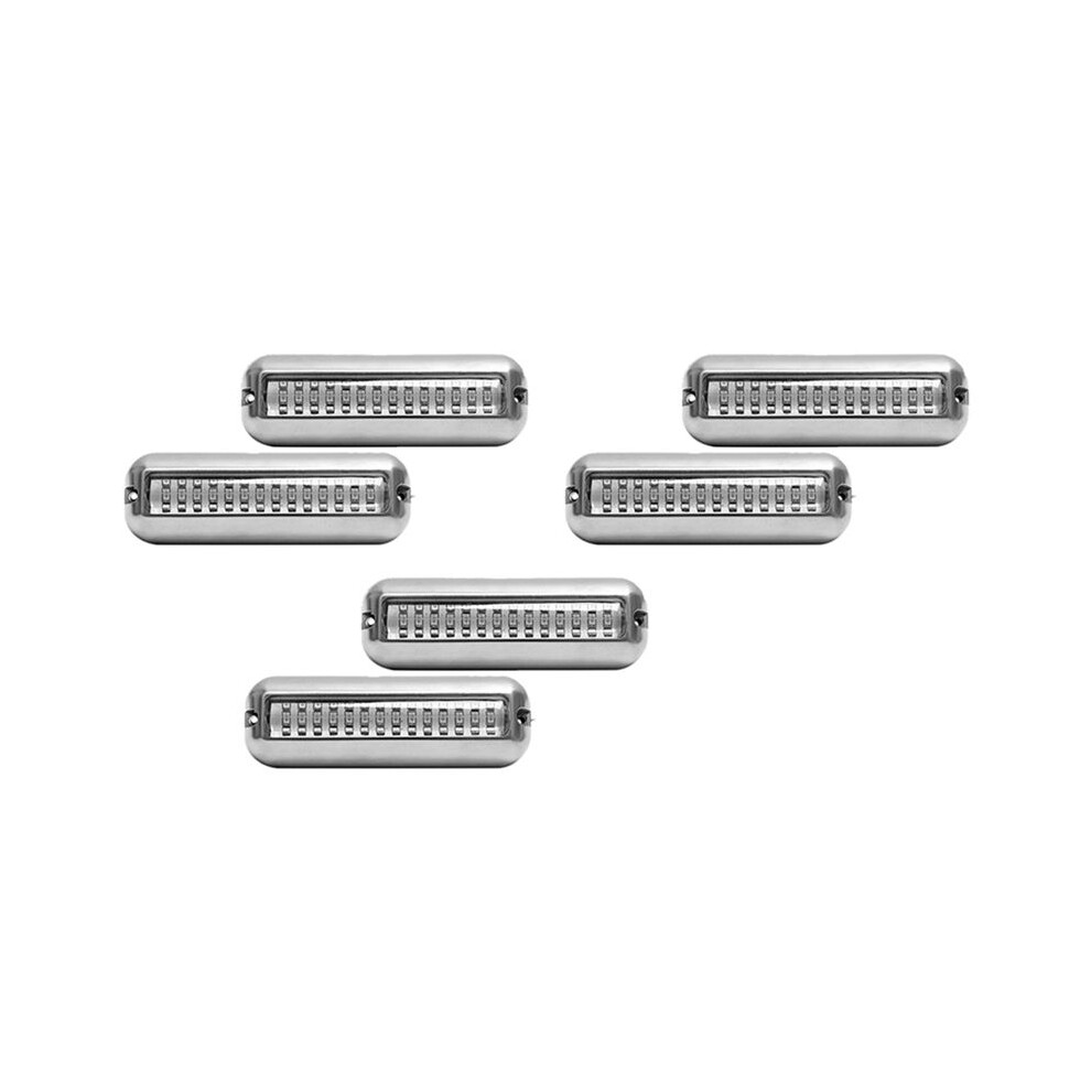 6Pcs 42Led Boat Drain Boat Transom Underwater Pontoon Marine Light 4713361916076
