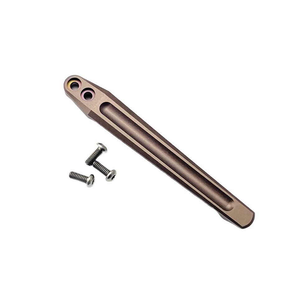 Folding Knife Titanium Deep Carry Pocket Clip Back Clamp For Hd Xm18, Xm24 Back Clip Accessories Rose Gold 6033793825530