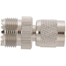 5X TNC-Stecker Auf PL259 UHF-Adapterbuchse, Silber