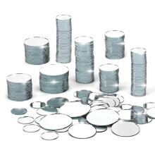 250 PièCes Petit Cercle Artisanat Miroir, Rond Acrylique Artisanat MosaïQue Miroir Carreaux pour L'Artisanat et les Projets de Bricolage