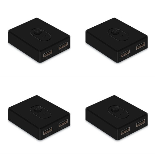 4X USB 2.0 KVM  1X2/2X1  Switcher USB Splitter Shared Controller B