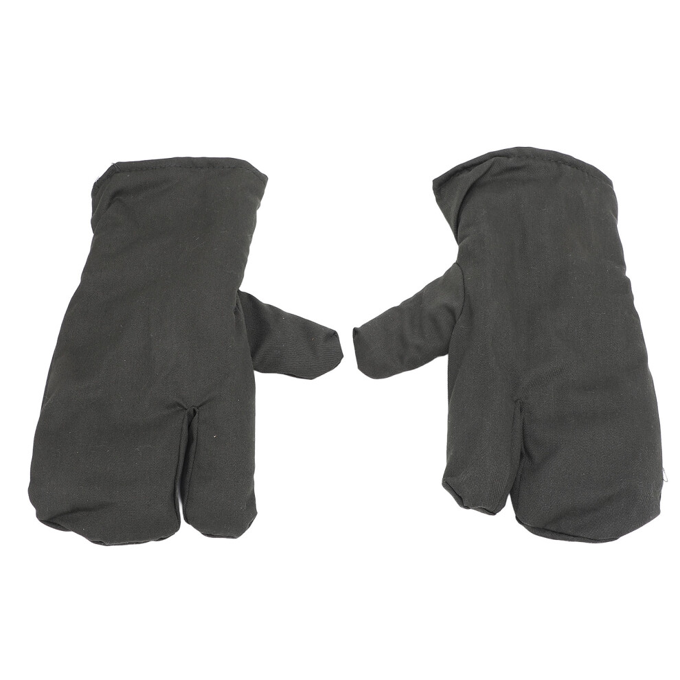 Vintage 3 Finger Winter Gloves Cotton