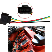 8 Pack Ignition Coil Connector Plug Harness for A4 1.8T, 2.0T, 2.5L, 3.2L, 4.2L Ignition Coil Harness