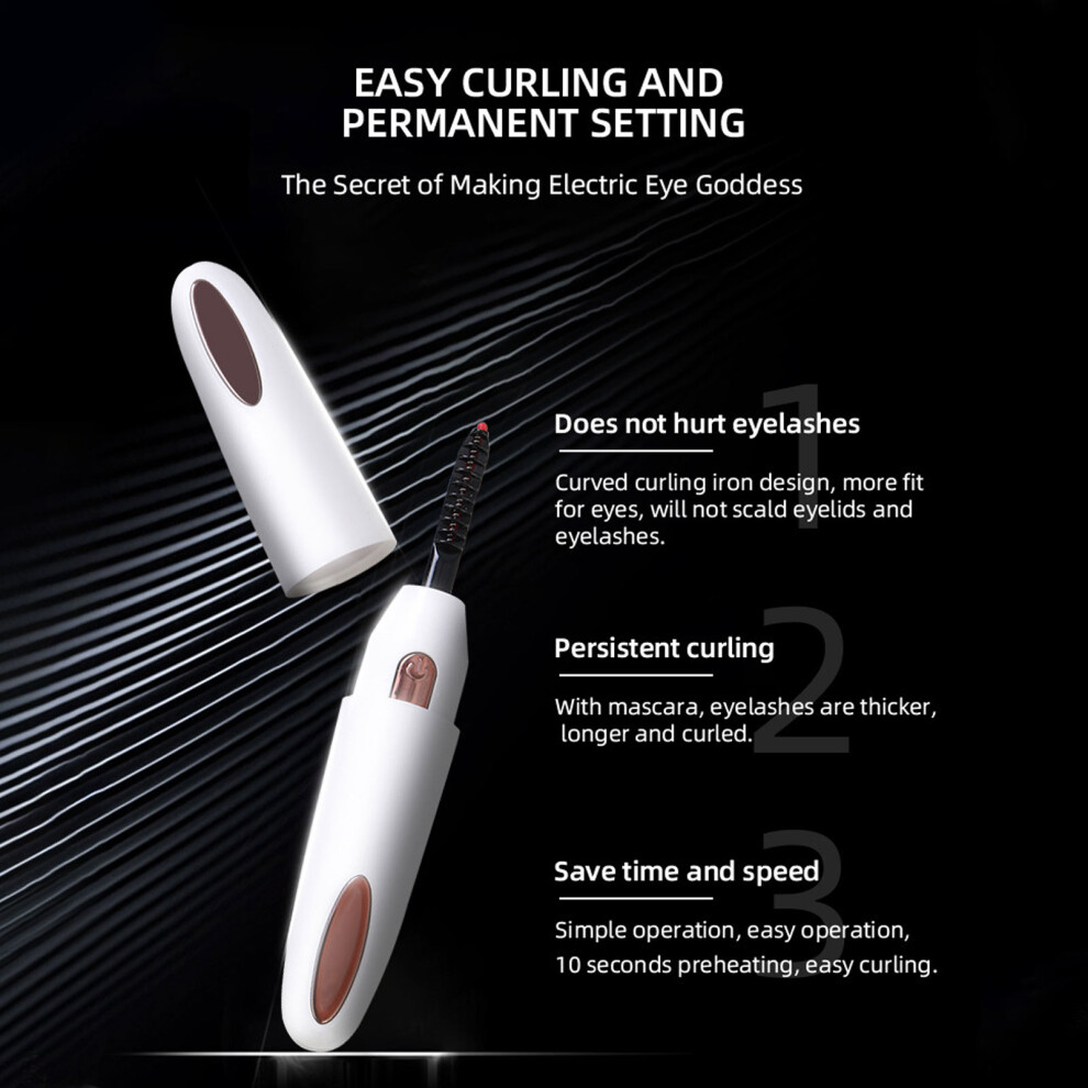 Long Lasting Heated Eyelash Curler USB