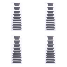 4X Fretboard Markers Inlay Sticker Decals for Guitar & Bass - Trapezoid
