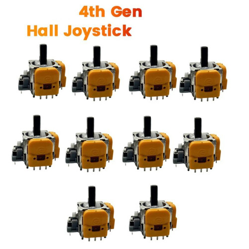 100PCS 4th Gen Hall Electromagnetic Joystick for PS5 Game Console High Precision Adjustable Joystick for GINFULL 1