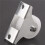 80 Pcs White Plastic 25mm Diameter Furniture Replacement Caster Wheel 6
