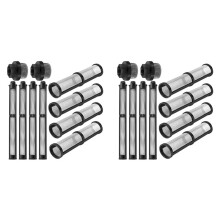 8X Airless Spray Filter Kit Compatible with 390 395 490 Heat-Resistant Suction Pipe Filter Strainer Set for Spray Tool