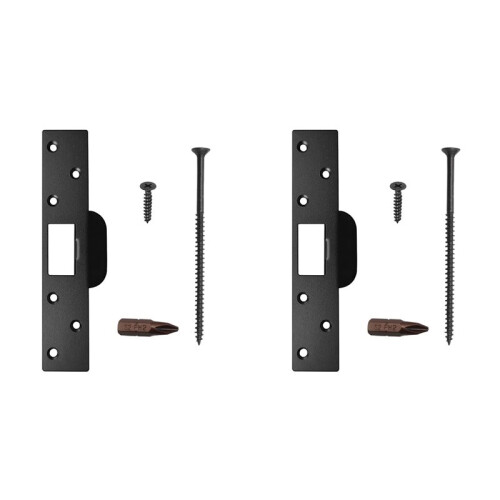2X Placa de Batente de Porta Extra Longa de 7 Polegadas, Versão Reforçada, para Reparar Batentes/Ranhuras/Molduras Danificados e Desgastados. 1
