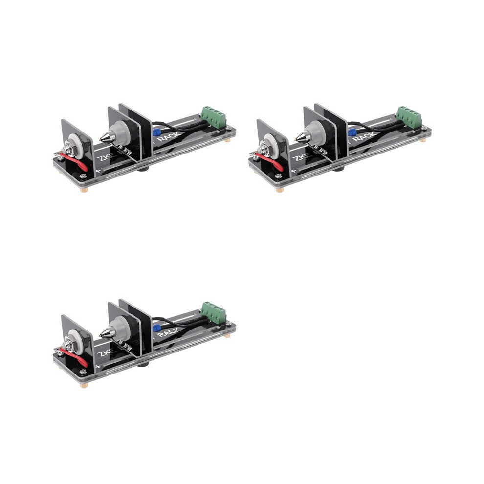 3X 4 Wire Battery Resistance Capacity Test Testing Stand Cell Holder For 18650 26650 21700 Aaa 4712502058453