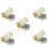 5X 0001802609 Car Engine Oil Filter Fleece Grid Replacement for - C CL CLK CLS E G GL GLK ML Class 1