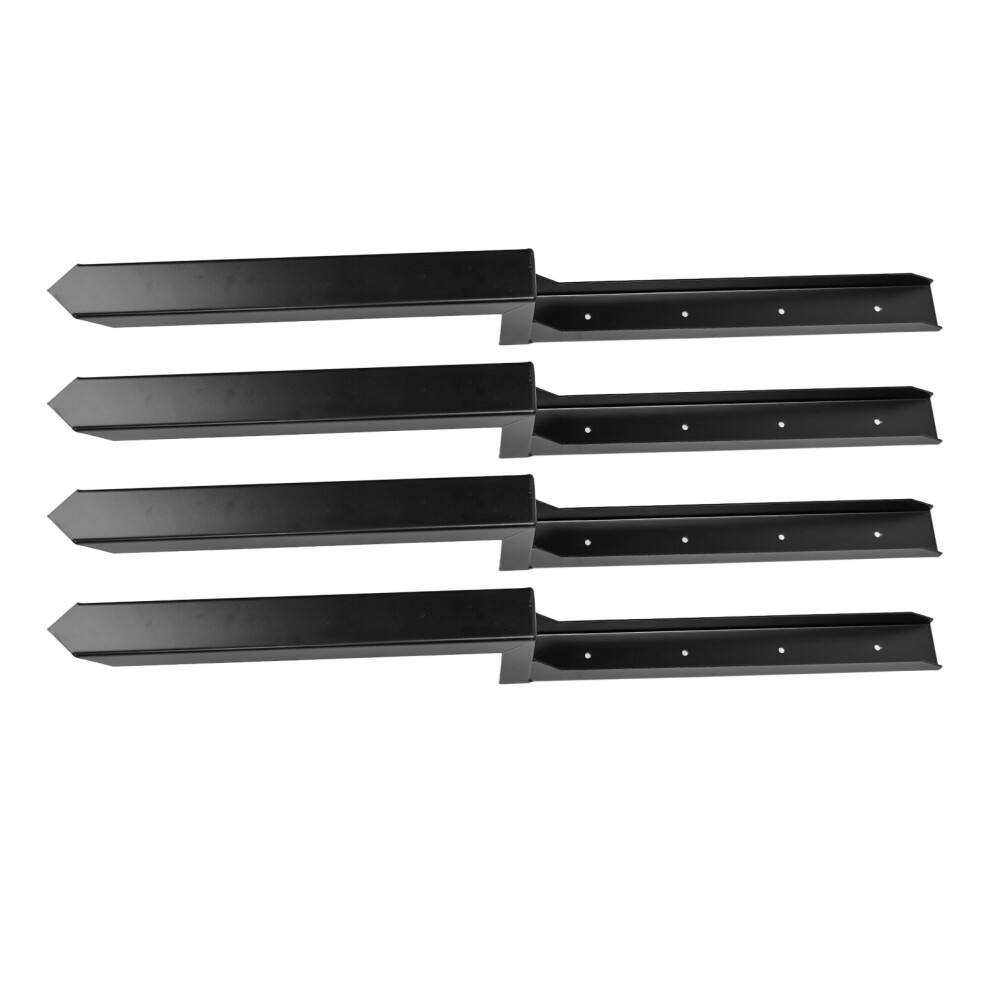 4 Pack Heavy Duty Steel Fence Post Stakes