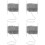 4Rolls Silver DIY Craft Chains Smooth Surface Jewelry Decoration 5
