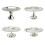 Multipurpose Round Cake Stand 304 Stainless-short legs 25cm 3