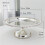 Multipurpose Round Cake Stand 304 Stainless-short legs 25cm 5