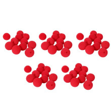 50Pcs Adorable Red Sponge Clown Nose for Party Wedding Decoration Christmas Halloween Costume Magic Dress