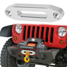 4 Stuks 125Mm 4000LBS Universele Chrome Billet Aluminium Hawse Fairlead Synthetische Mount Lier Touw 15000Lbs voor SUV ATV UTV