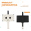 Wire Puller Handheld Wiring Tools 8mm Tugger Multifunctional for Electrician Pipe Narrow Spaces Wall Underground Orange 8