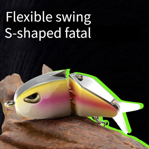 2Pcs Fishing Lures Crankbait with Double Hook Slow Sinking-1 1