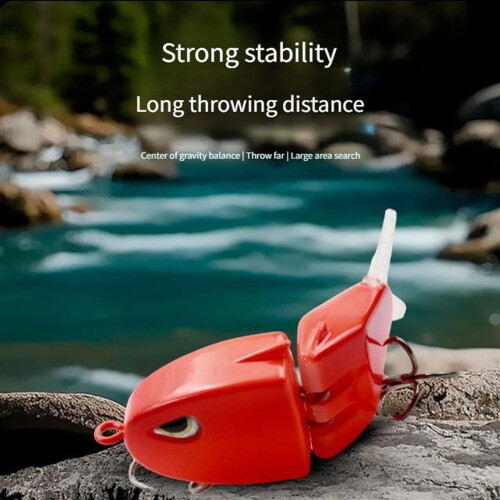 2Pcs Fishing Lures Crankbait with Double Hook Slow Sinking-1 2