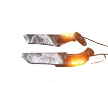 Motorcycle Rearview Mirror Fixed Wind Wing Mirror for CBR650R CBR500R Side Mirror with Turn Signal