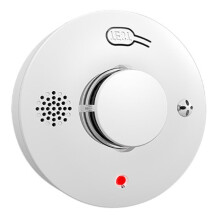 Smoke Detector, Fire Alarms for Home, Battery Powered Photoelectric Smoke Alarm with Test/Mute Button