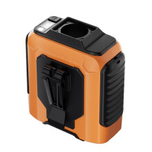 Portable Waist Fan LED Lighting Hanging Neck Fan 3600mAh with LED Light and Power Bank Function for Outdoor Orange