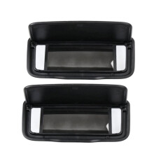 2Pcs Car Sunvisor Sun Visor Makeup Mirror Cover with Light for XC60 2013-2017 XC90 2013-2014 S80 2014-2015