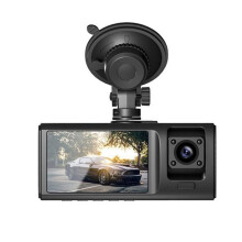 3 Channel WiFi Car Dash DVR Cam 1080P 3-Screen Car Driving Recorder Camera Dashcam Camcorder for Car Monitor