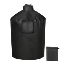 Grill Cover Adjustable Protector Windproof Barbecue Grill Cover Waterproof for Outdoor Camping Grilling Kitchen 80x102cm