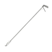 132 cm Vikbart Ormgreppsverktyg i Rostfritt Stål: Multifunktionell Krok, Tång, Stång, Griptång för Säker Ormhantering