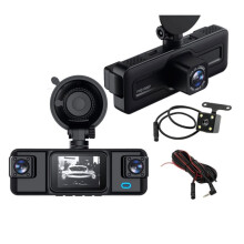 4-Kanaals Autodashcam 1080p Wifi-App Auto-DVR-Recorder Camera voor , Rechts en Achter