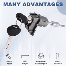 Car Door Lock Cylinder with 2 Keys CWC500170 CWC000200 for 2003-2012