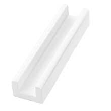 Wooden Floor Mirror Stand Anti Slip Base for Full Length Mirrors Stable Support Holder Bracket with Non Slip Pads White