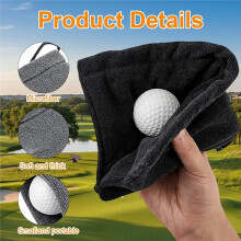 Towels with Secure Clip for Bags, 4-Pack Cleaning Cloths, Absorbent Towels for Equipment Maintenance