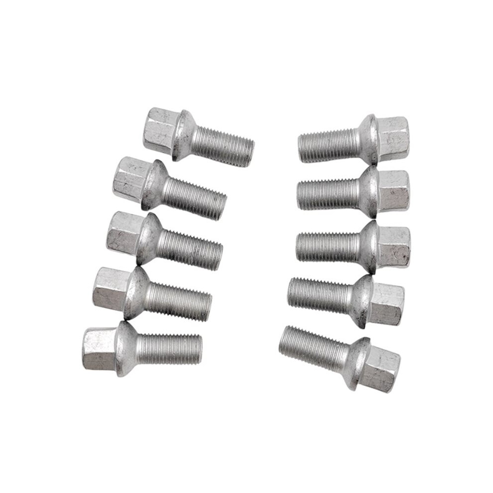 10 Pcs Wheel Bolts A0009904907 For W169 W176 W177 W245 C1178 C118 C209 X218 C218 C219 W204 W205 S204 S206 6033988371378