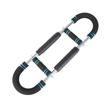 Twister Arm Trainer met Verstelbare (40 Kg), 4 Veren, Antislip Handgrepen - Borsttrainer Apparatuur Zwart Blauw