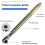 Automatic Quick Ratchet Wrench Offset Impact Extension Wrench with Connector for Manual Extension Socket Force Rod Tool 4