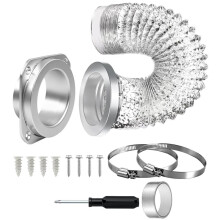 Kit de Raccordement Magnétique pour Conduit de Sécheuse, Connexion et Déconnexion Rapides, Aimant Puissant, Alignement Automatique DV180, Joint